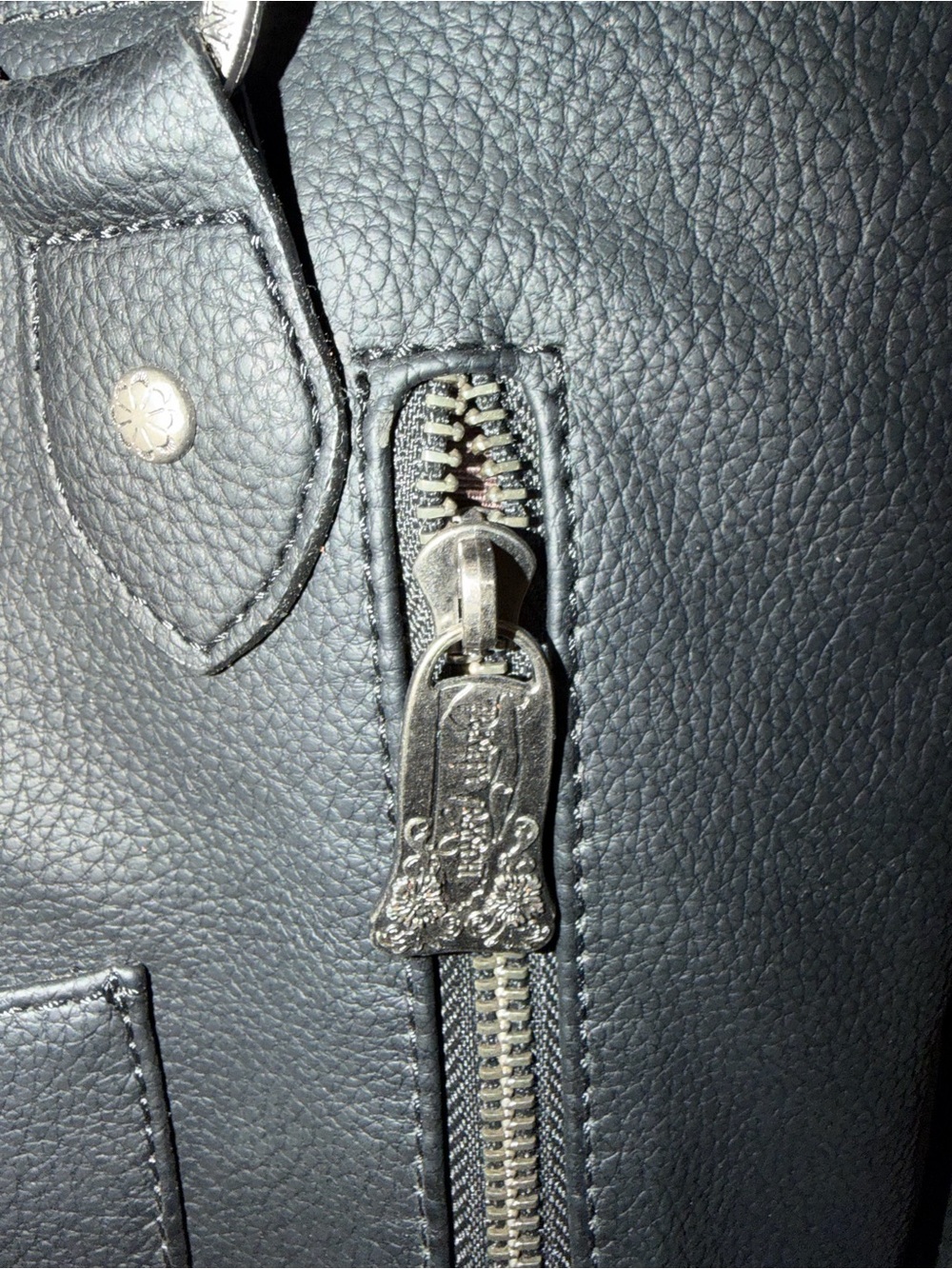 MONTANA WEST TRINITY RANCH Genuine Leather Shoulder Bag Tote CC Fringe Black - Picture 7 of 13